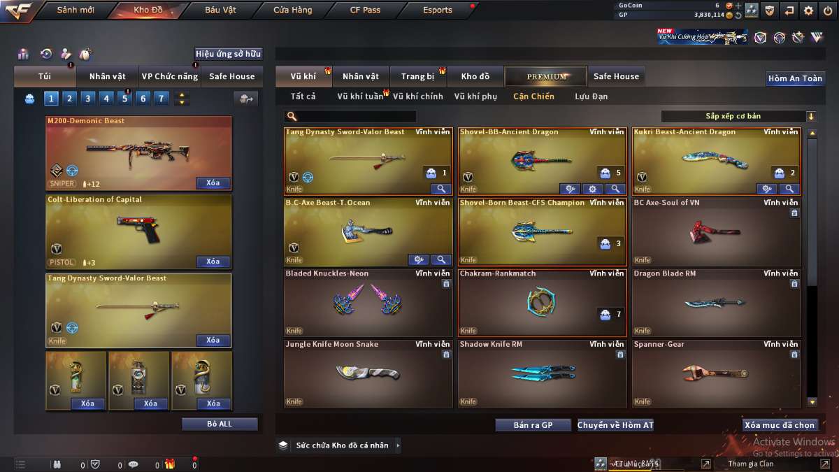 shop acc cf uy tin gia re